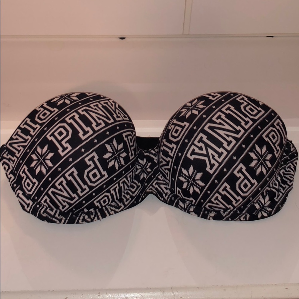 VS Pink Strapless Bra
